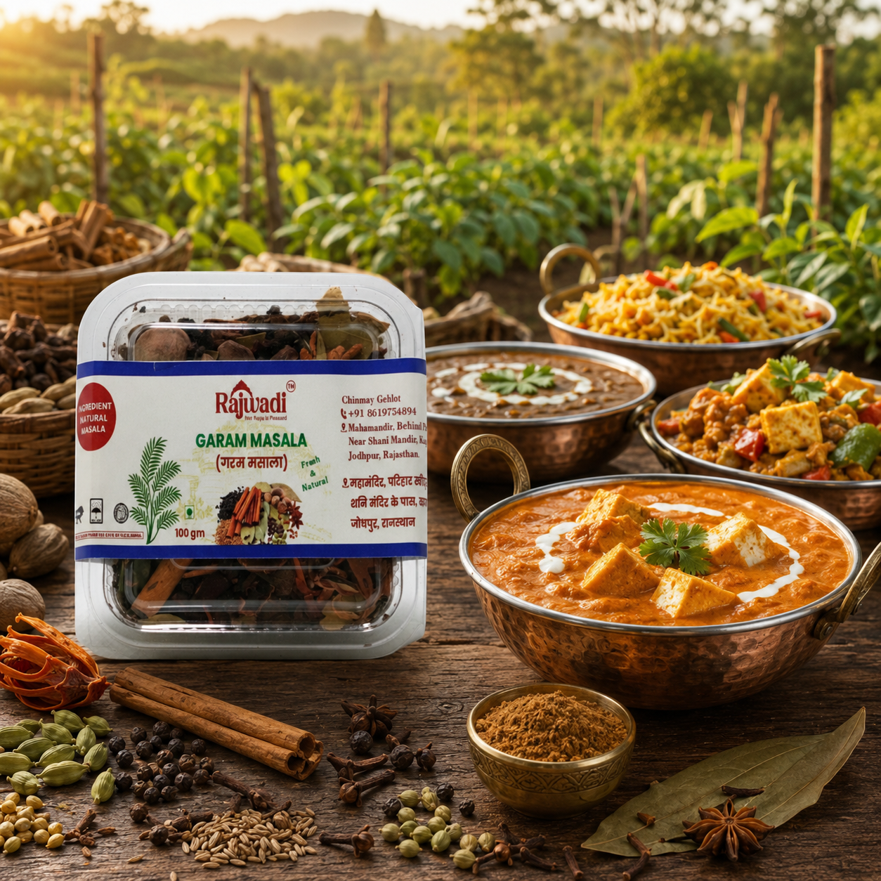 WHOLE GARAM MASALA 100GM