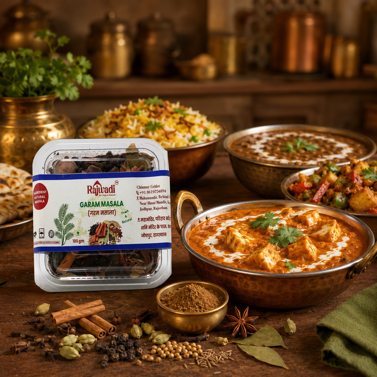 WHOLE GARAM MASALA 100GM